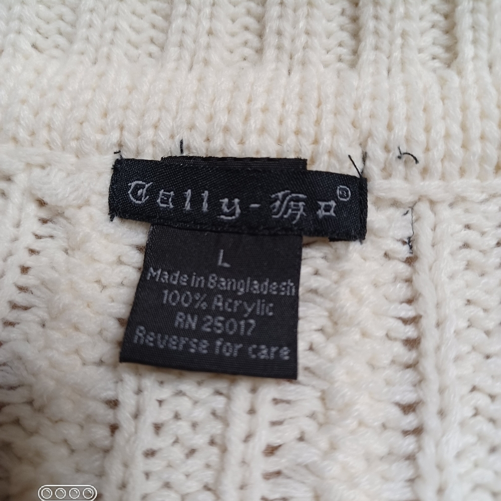 Gallery Sportswear zipper front heavy Sweater unisex/ - Picture 7 of 9